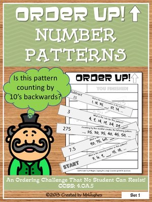 cover image of Order Up! Number Patterns